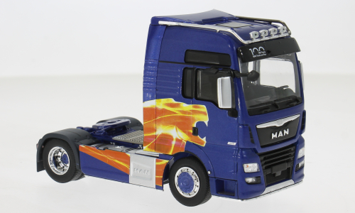 MAN TGX XXL 2020 Blauw/Decor. - 1:43